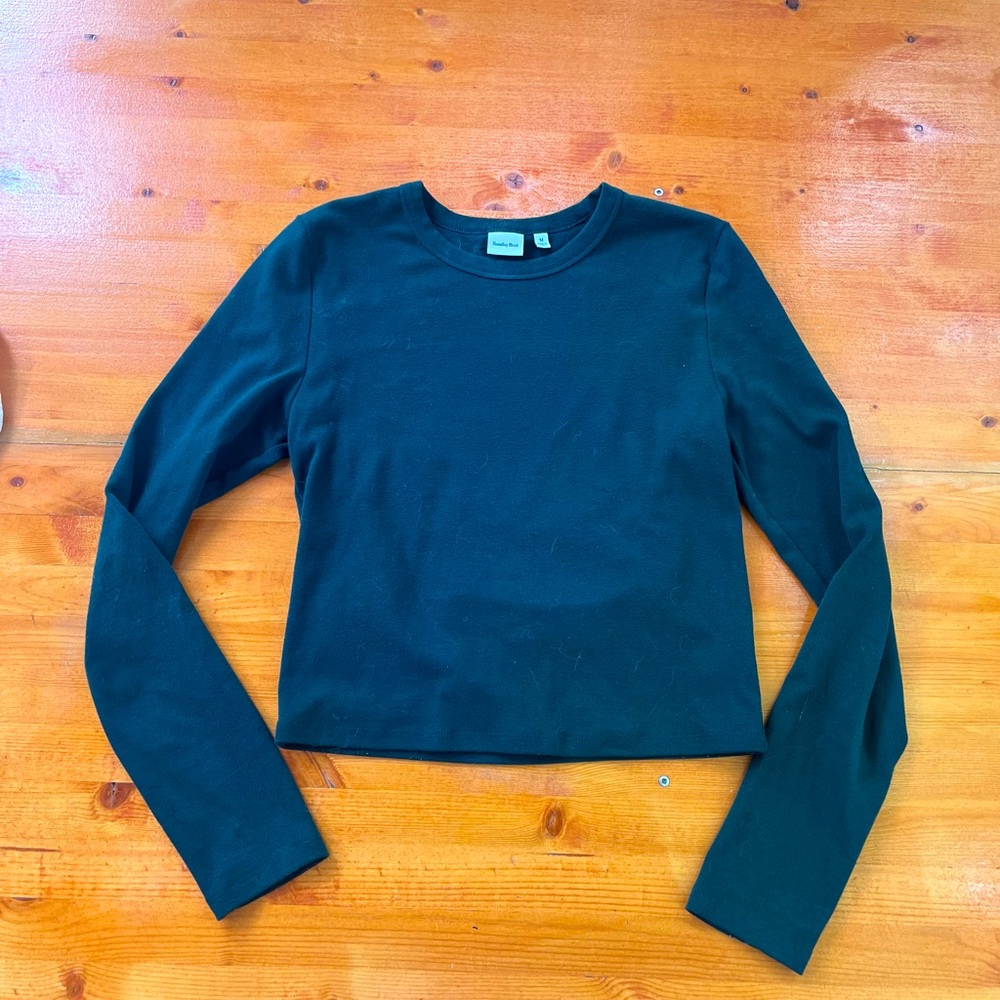 Sunday Best (Aritzia) - Little Ribbed Longsleeve